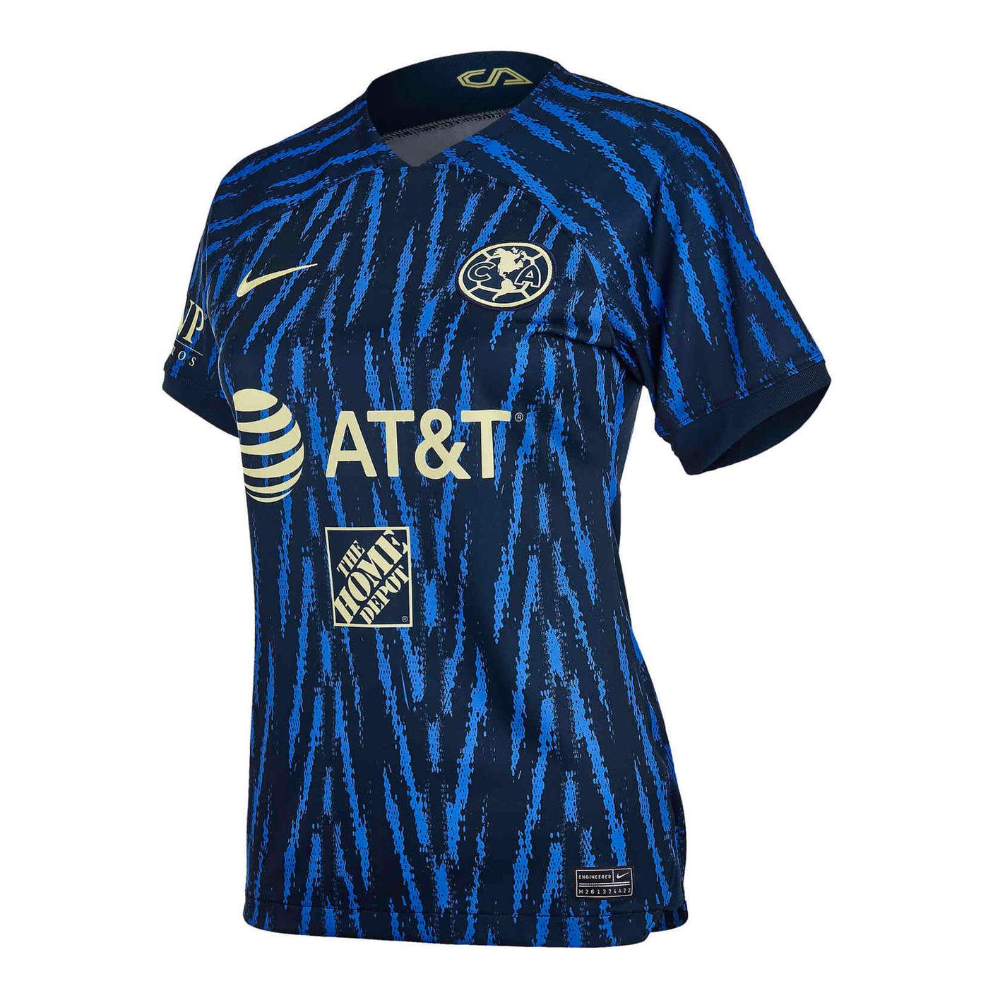 Nike Women's Club America 2022/23 Away Jersey Navy/Lemon Chiffon Front