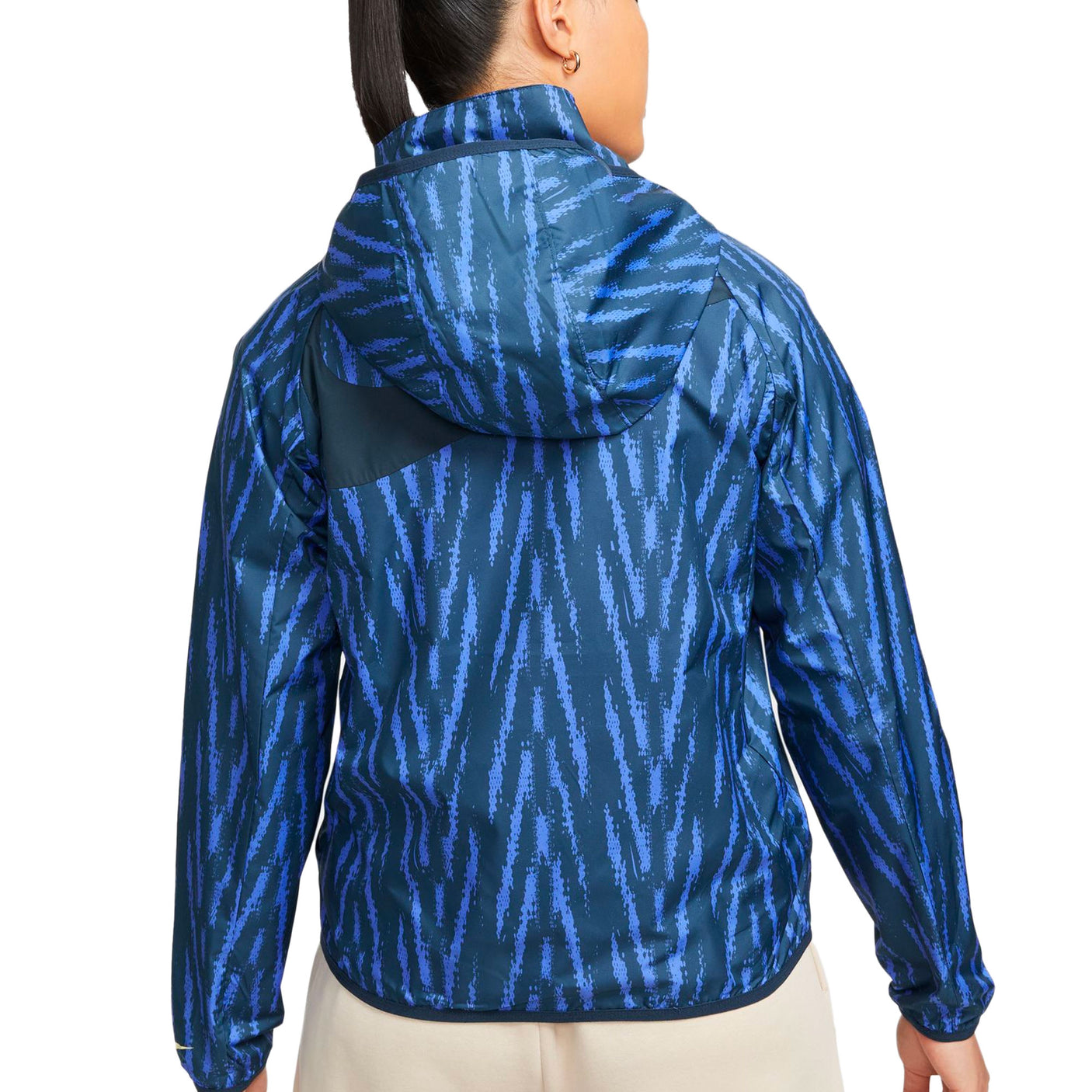 Nike Women's Club America AWF Jacket Armory Navy/Lemon Chiffon Back