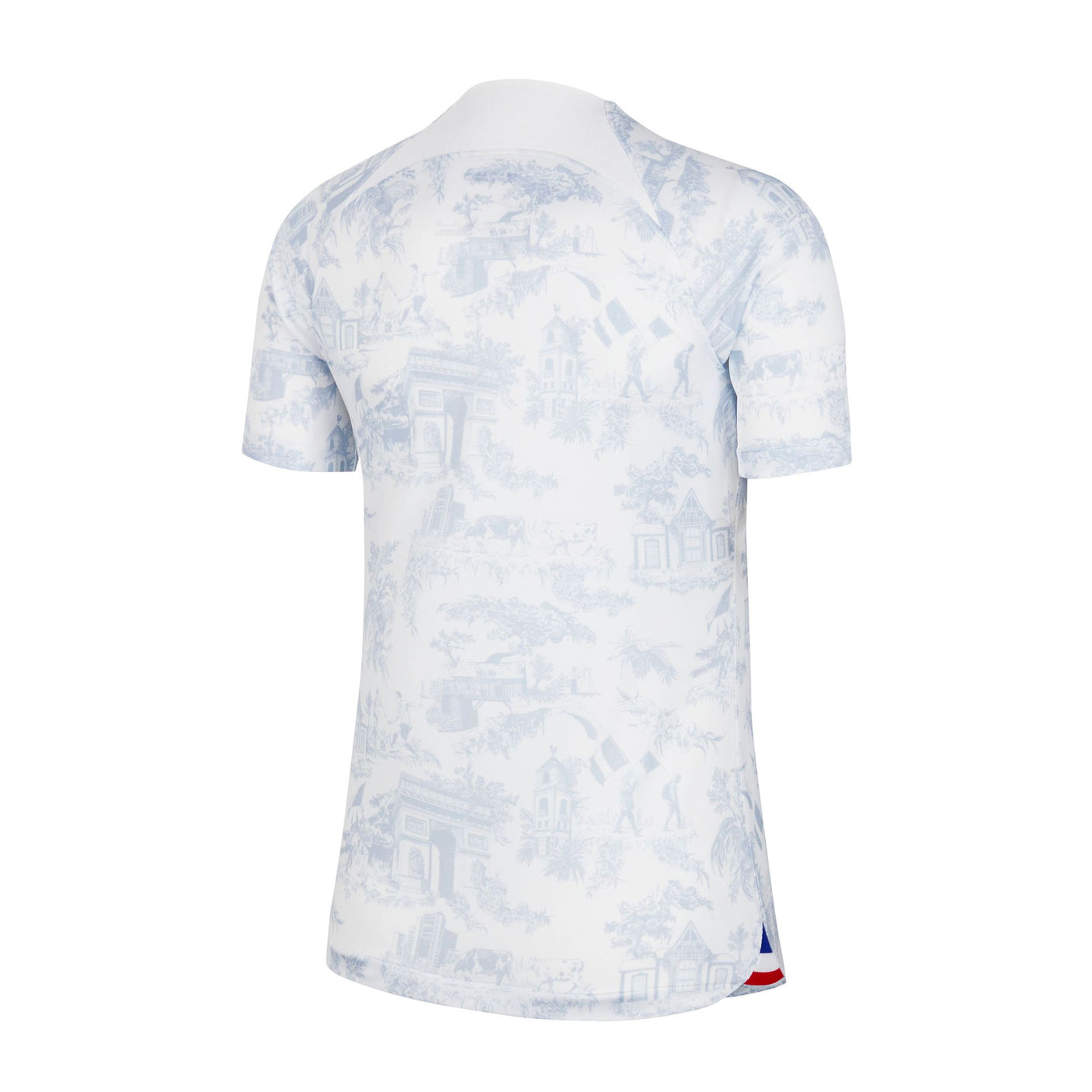 Nike Women's France 2022/23 Away Jersey White/Game Royal Back