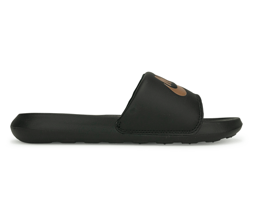 Nike Women's Victori One Sandal Black/Bronze Front