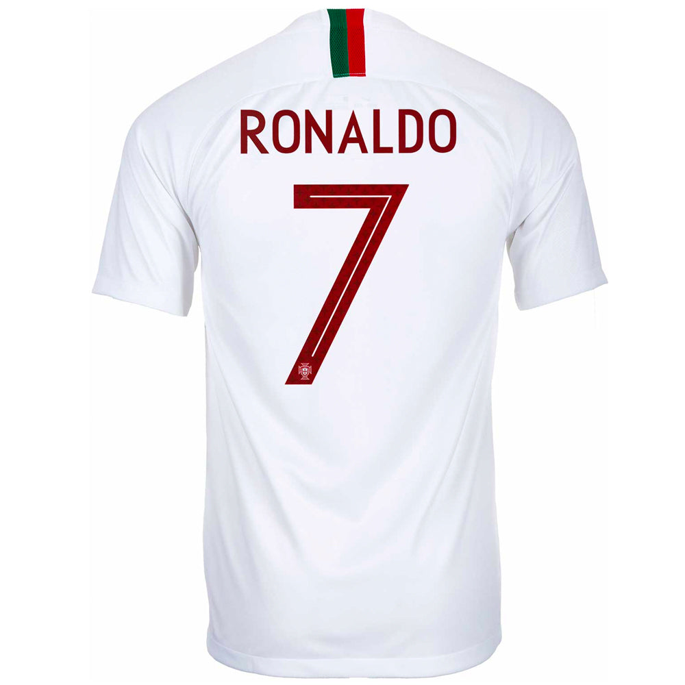 2018/19 Portugal Away Ronaldo #7 Official Nameset