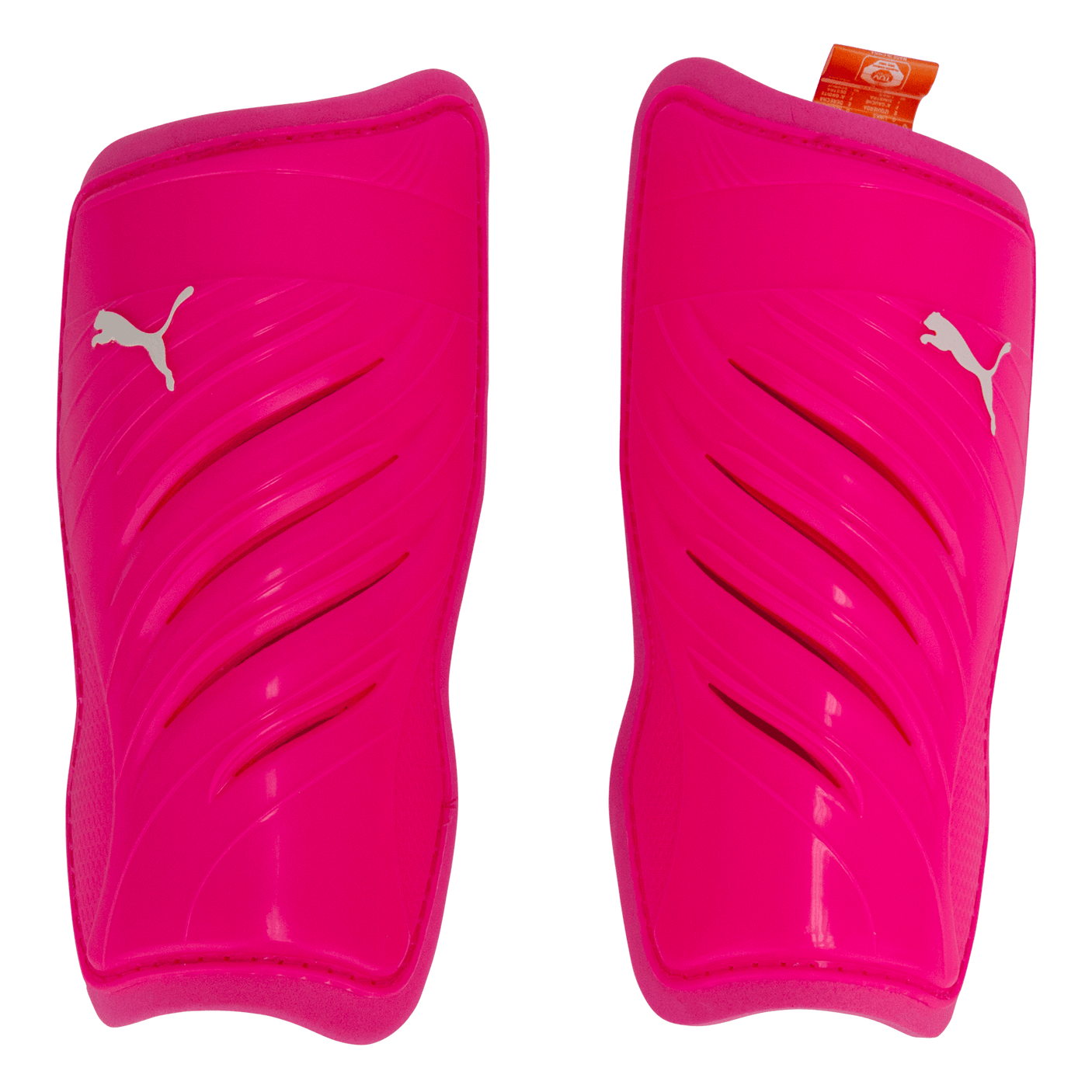 PUMA Cat Ventilation 2 USA Shin Guards Pink/White Front