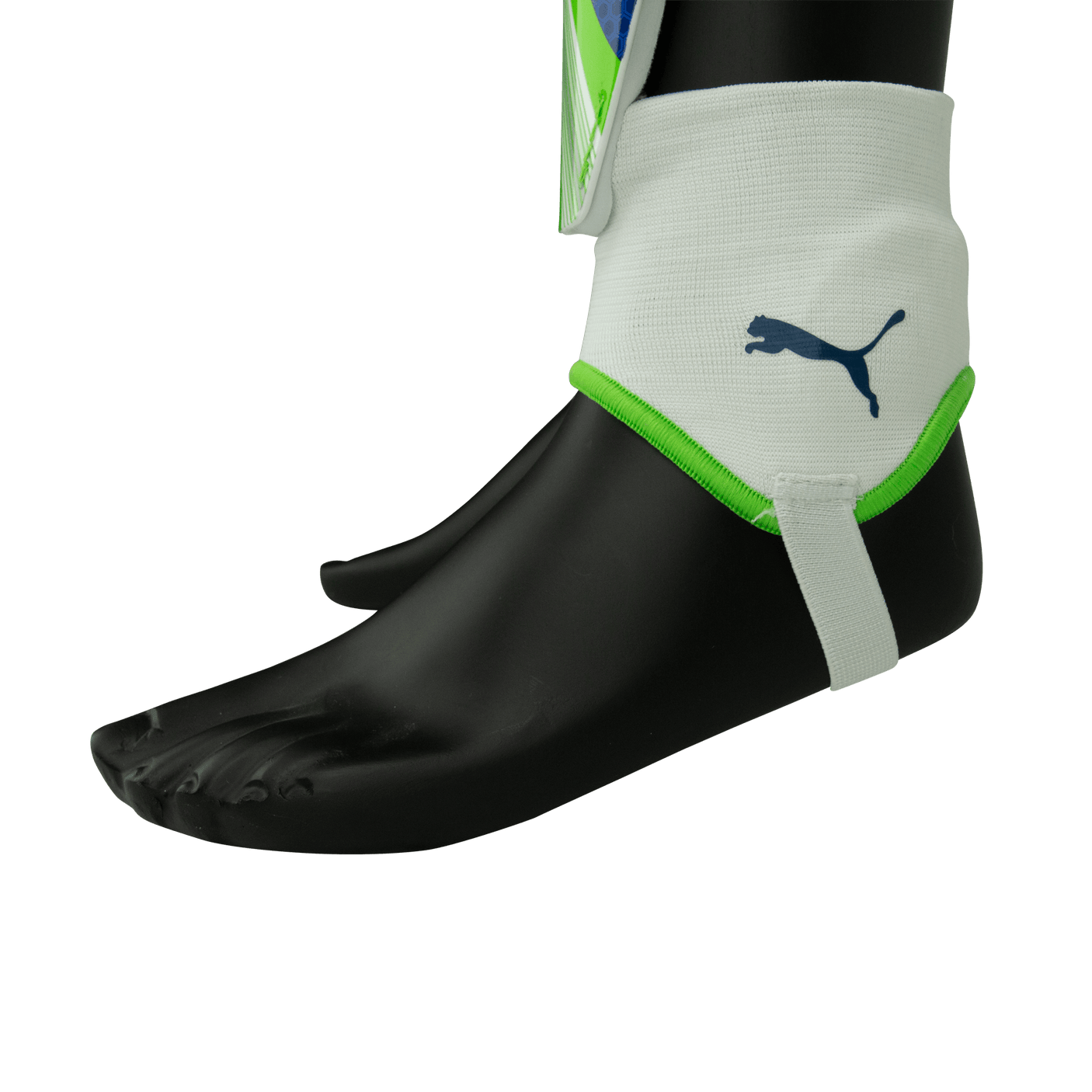 PUMA EvoSpeed 3 Shin Guards Lime/Blue Detail