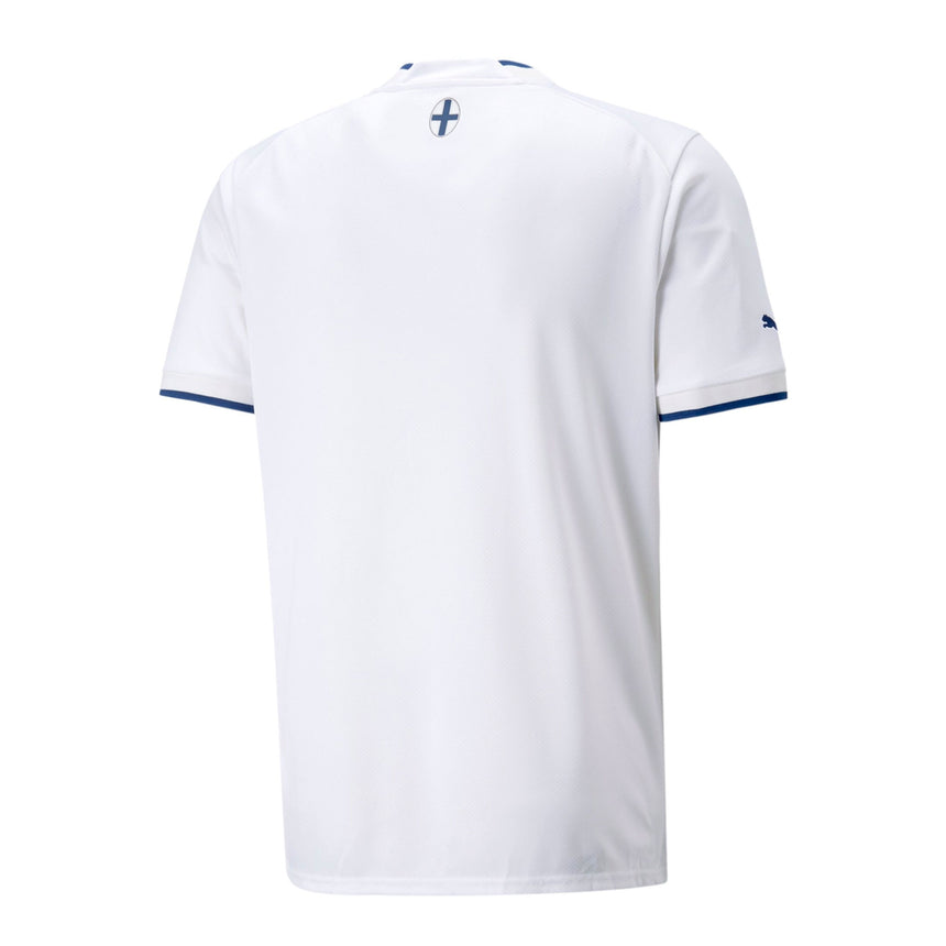PUMA Men's 2022/23 Marseille Home Jersey White/Royal Blue Back