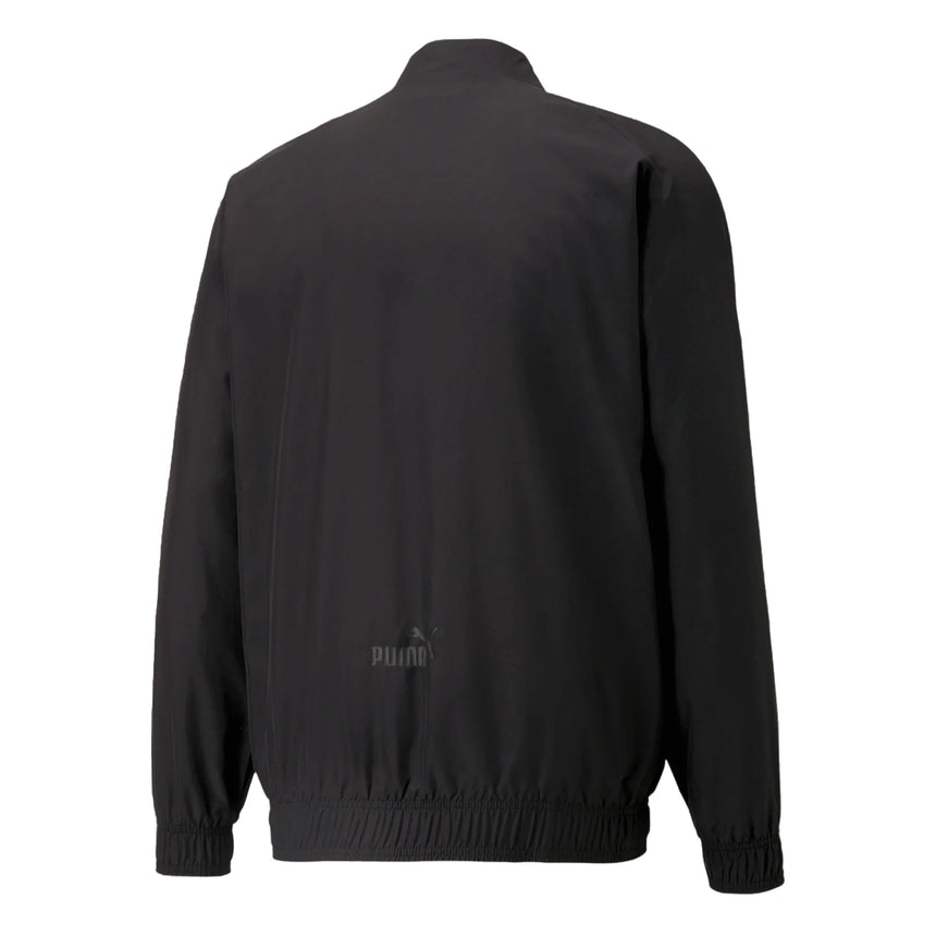 PUMA Men's Borussia Dortmund 2023/24 Pre-Match Jacket Black Back