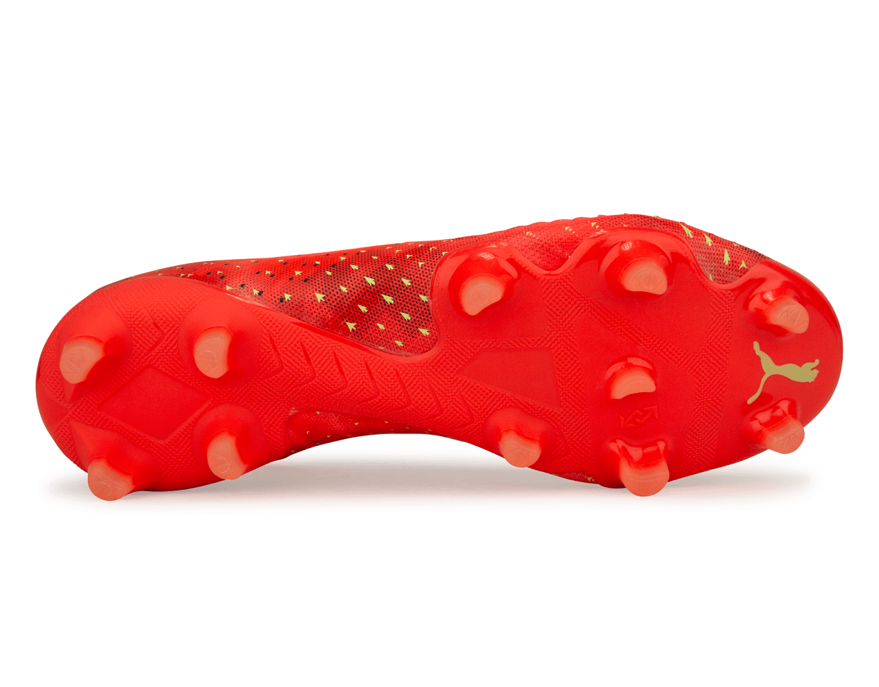 PUMA Men's FUTURE 2.4 FG/MG Coral/Black Sole