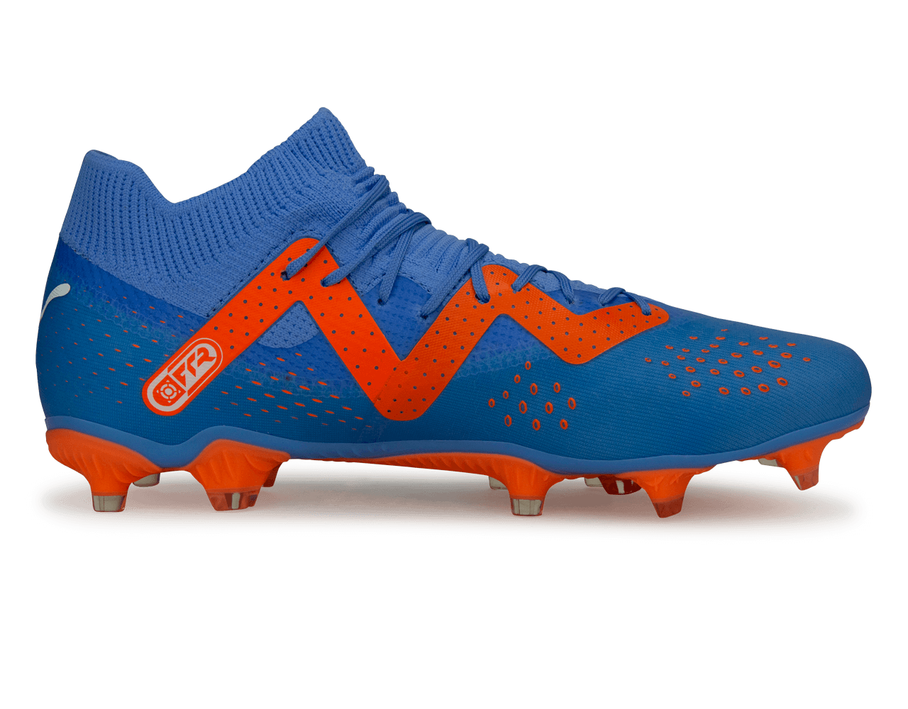 PUMA Men's Future Match FG/AG Blue/Orange Side