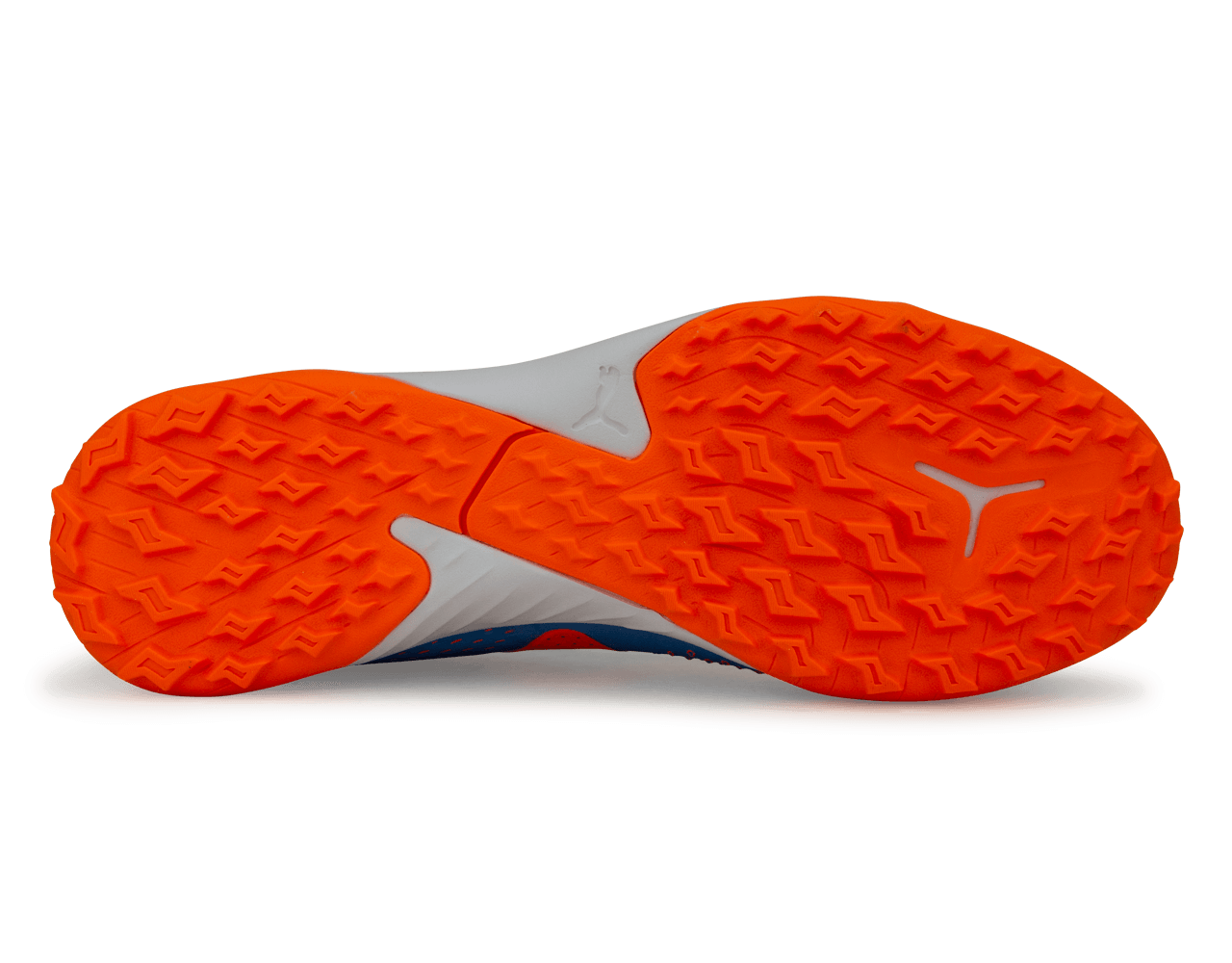 PUMA Men's Future Match TF Blue/Orange Sole