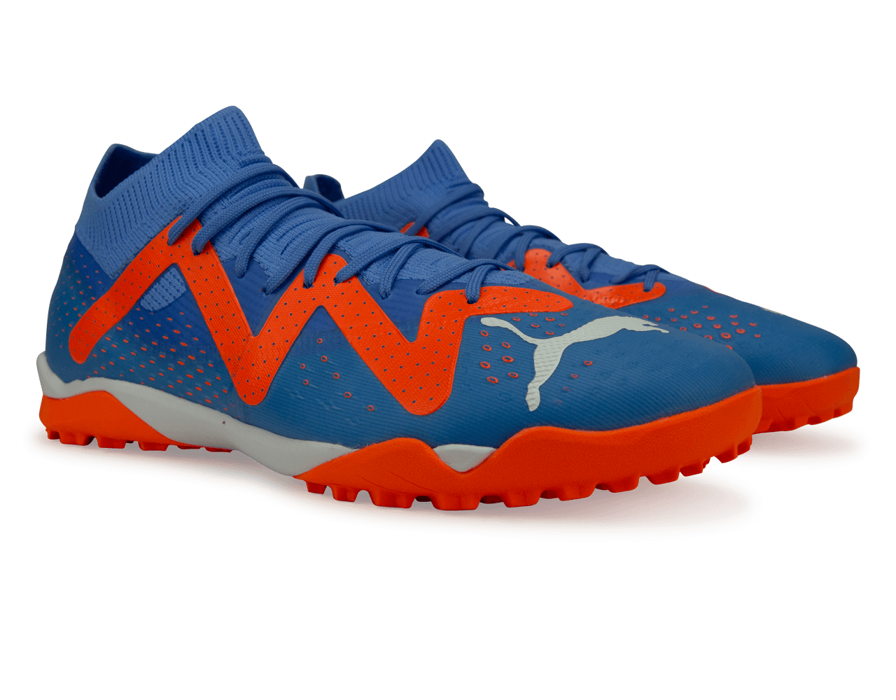 PUMA Men's Future Match TF Blue/Orange Together