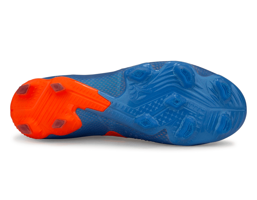 PUMA Men's Future Ultimate FG/AG Blue/Ultra Orange Sole