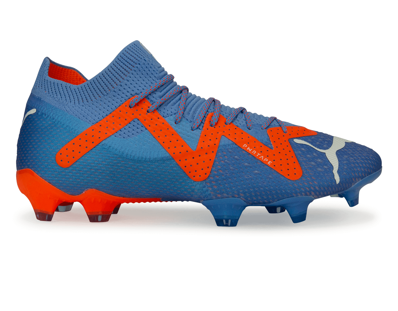 PUMA Men's Future Ultimate FG/AG Blue/Ultra Orange