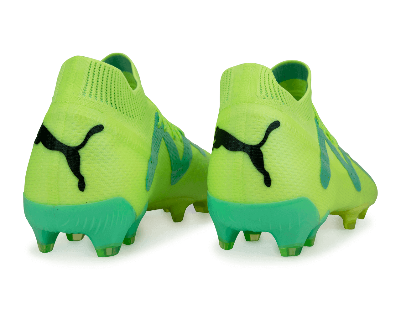 PUMA Men's Future Ultimate FG/AG Yellow/Mint Rear