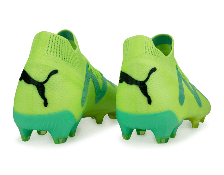 PUMA Men's Future Ultimate FG/AG Yellow/Mint Rear