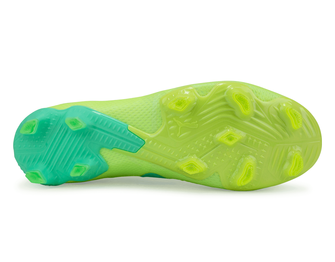 PUMA Men's Future Ultimate FG/AG Yellow/Mint Sole