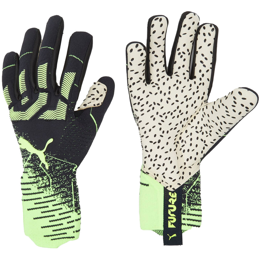 PUMA Men's Future Zone Grip 1 NC Goalkeeper Gloves Fizzy Light/Parisian Night Both