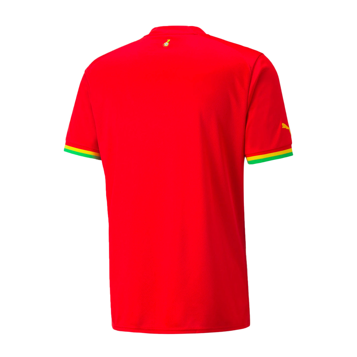 PUMA Men's Ghana 2022/23 Away Jersey Puma Red/Dandelion Back
