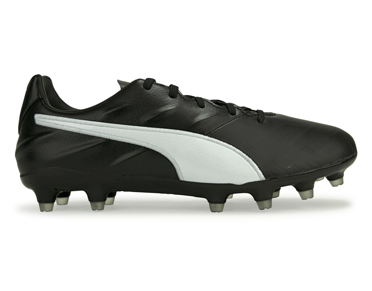 PUMA Men's King Pro 21 FG Black/White Front