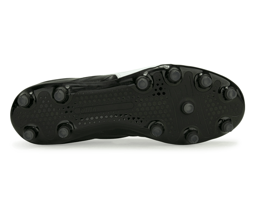 PUMA Men's King Pro 21 FG Black/White Sole
