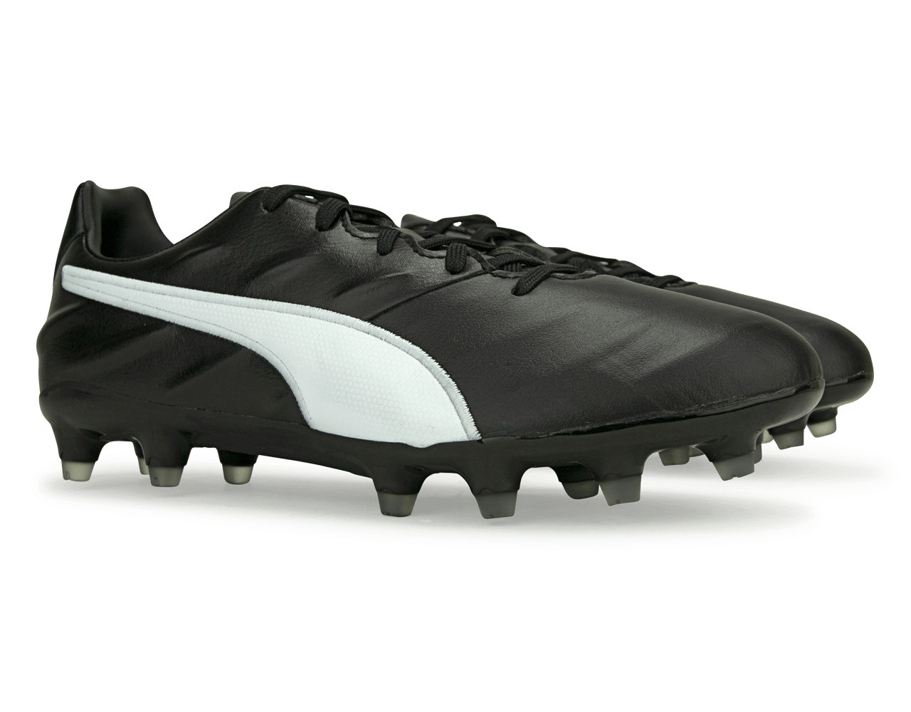PUMA Men's King Pro 21 FG Black/White Together