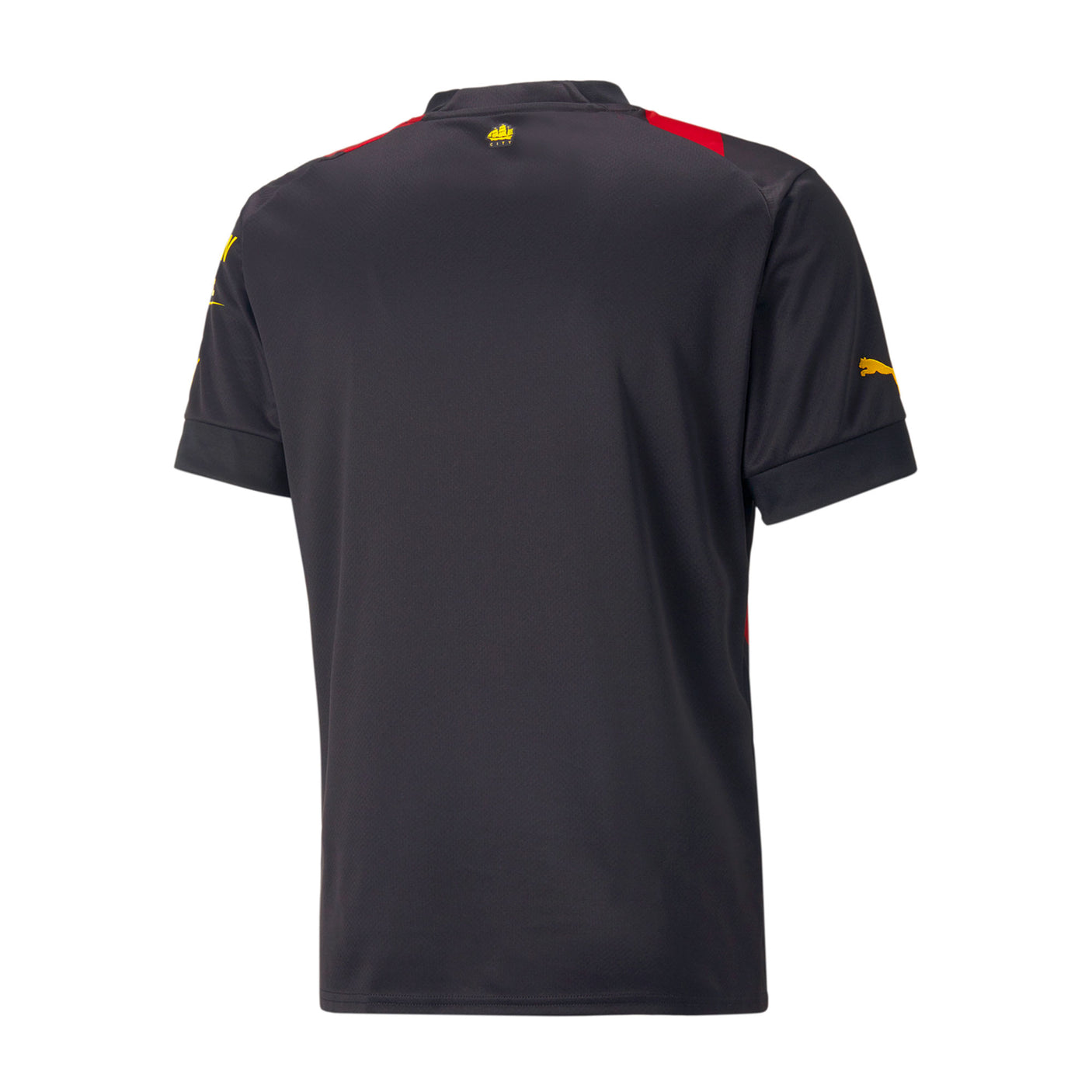 PUMA Men's Manchester City 2022/23 Away Jersey Light Red/Black Back
