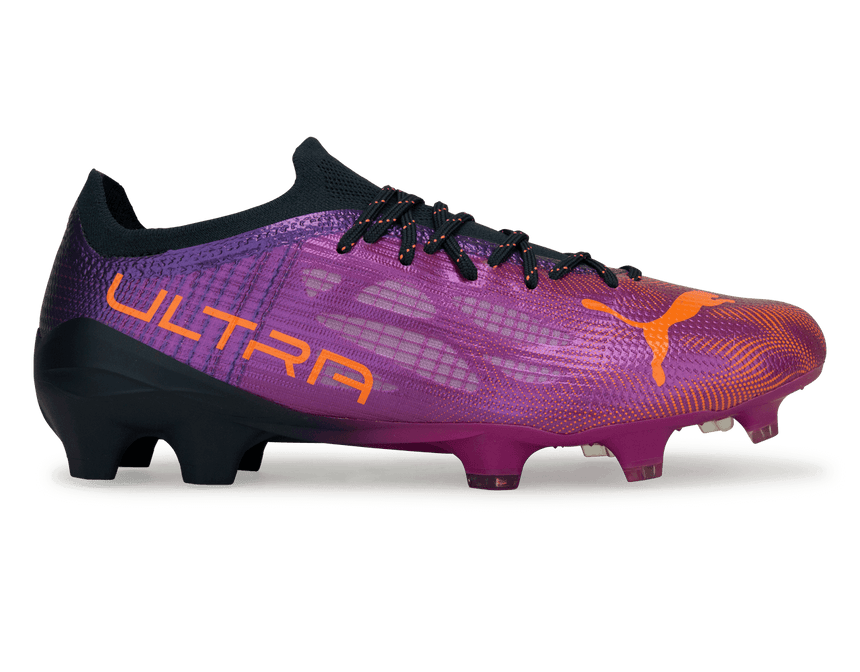 PUMA Men's Ultra 1.4 FG/AG Pink/Black Front