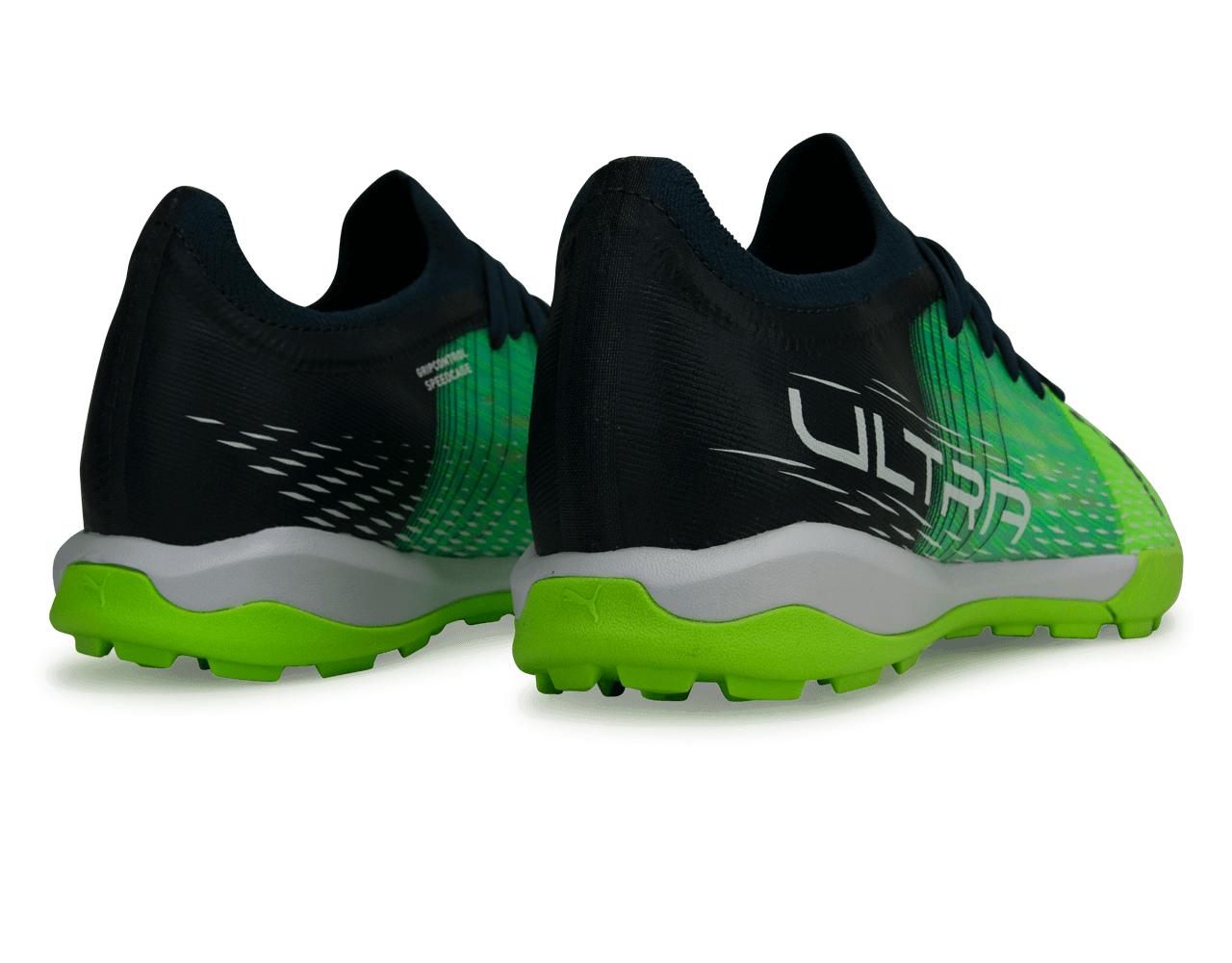 PUMA Men's Ultra 3.3 TT Turf Soccer Shoes Green/Black