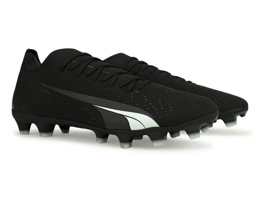 PUMA Men's Ultra Match FG/AG Black/White Together