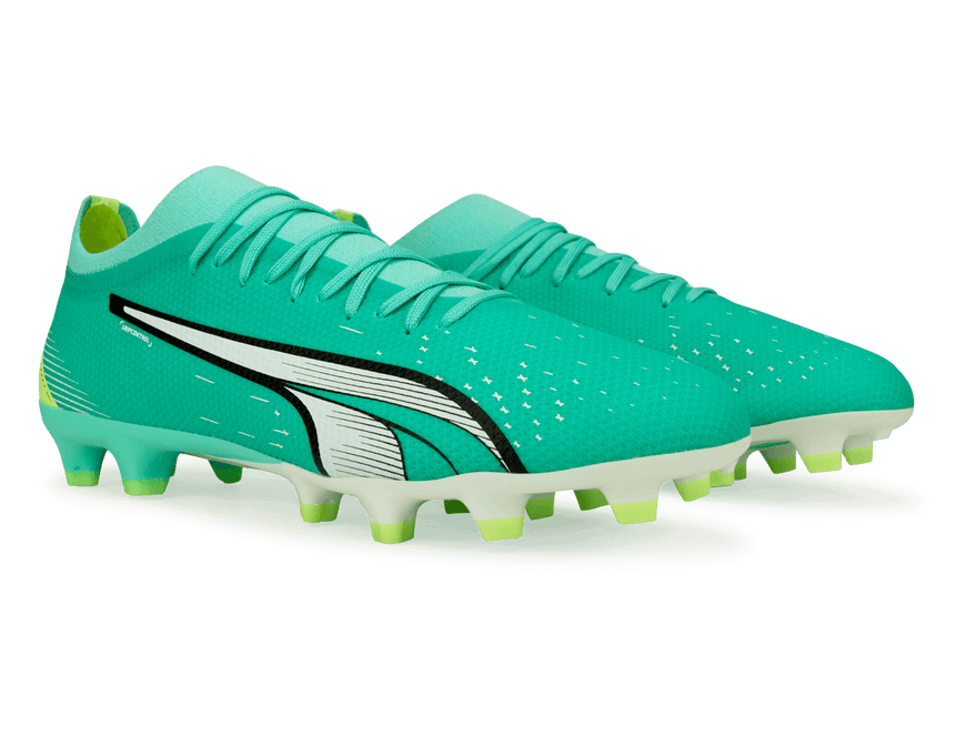 PUMA Men's Ultra Match FG/AG Pepper Mint/Yellow Together
