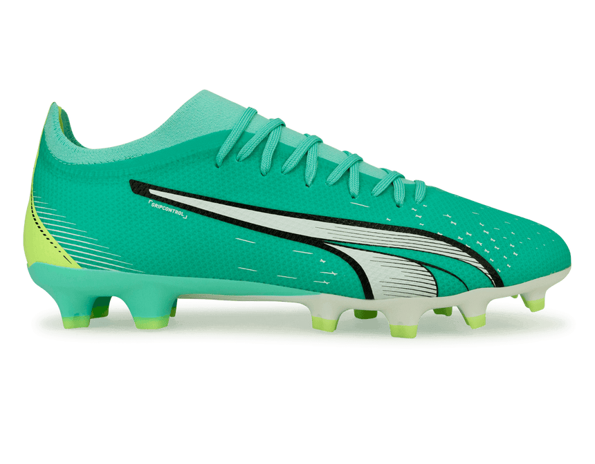 PUMA Men's Ultra Match FG/AG Pepper Mint/Yellow