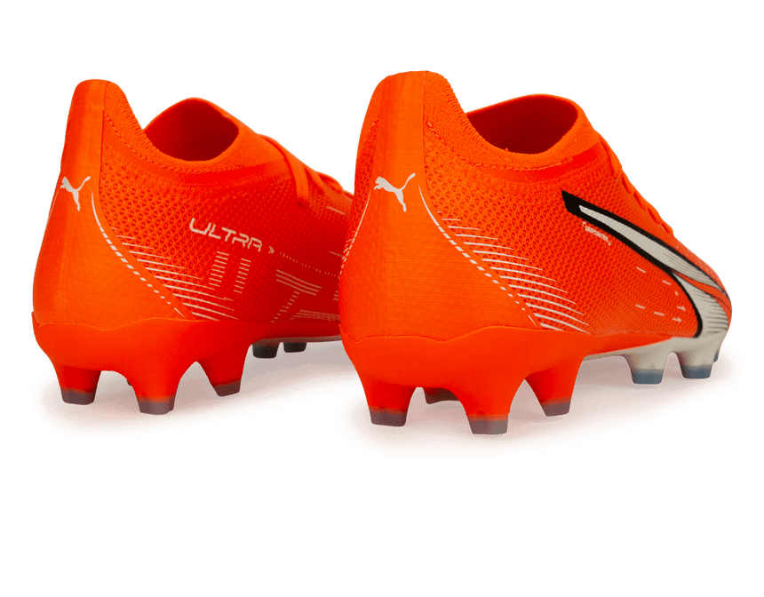 PUMA Men's Ultra Match FG/MG Orange/Blue Rear