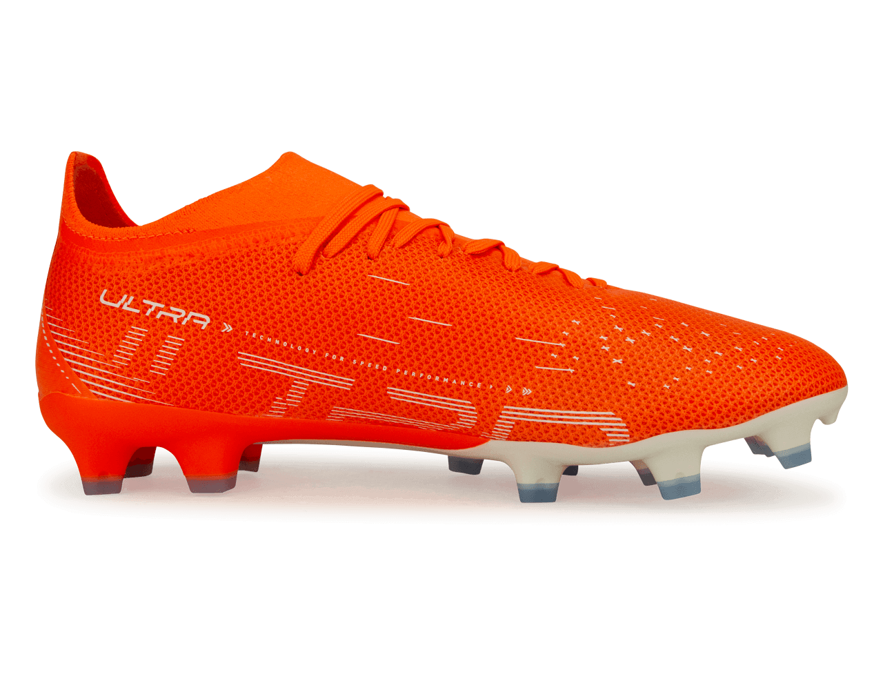 PUMA Men's Ultra Match FG/MG Orange/Blue Side