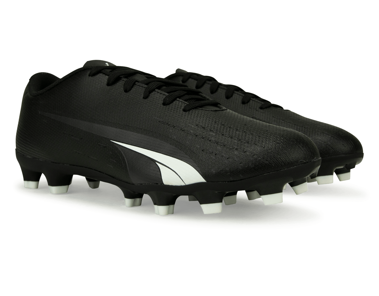PUMA Men's Ultra Play FG/AG Black/White Together