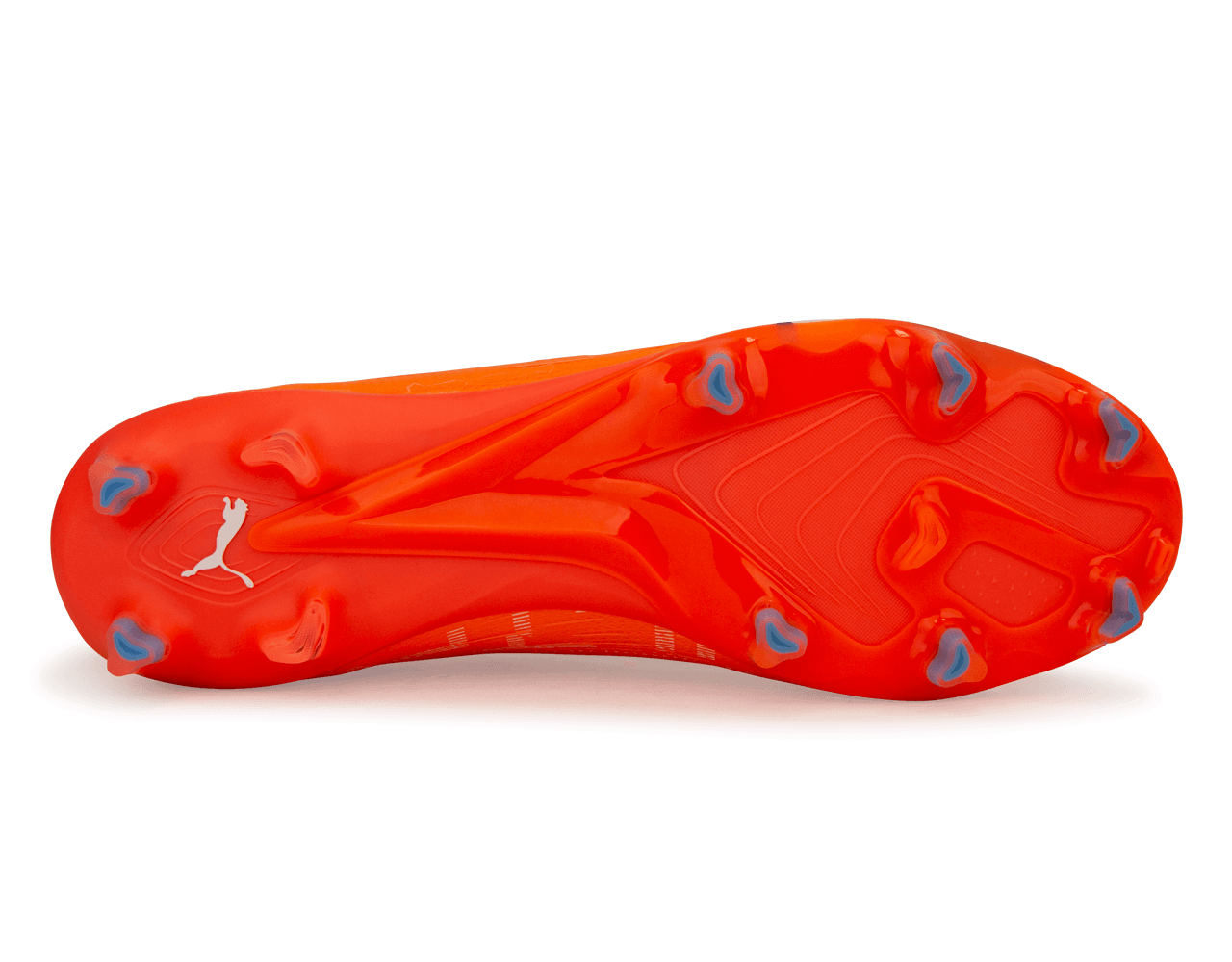 PUMA Men's Ultra Ultimate FG/AG Orange/Blue Glimmer