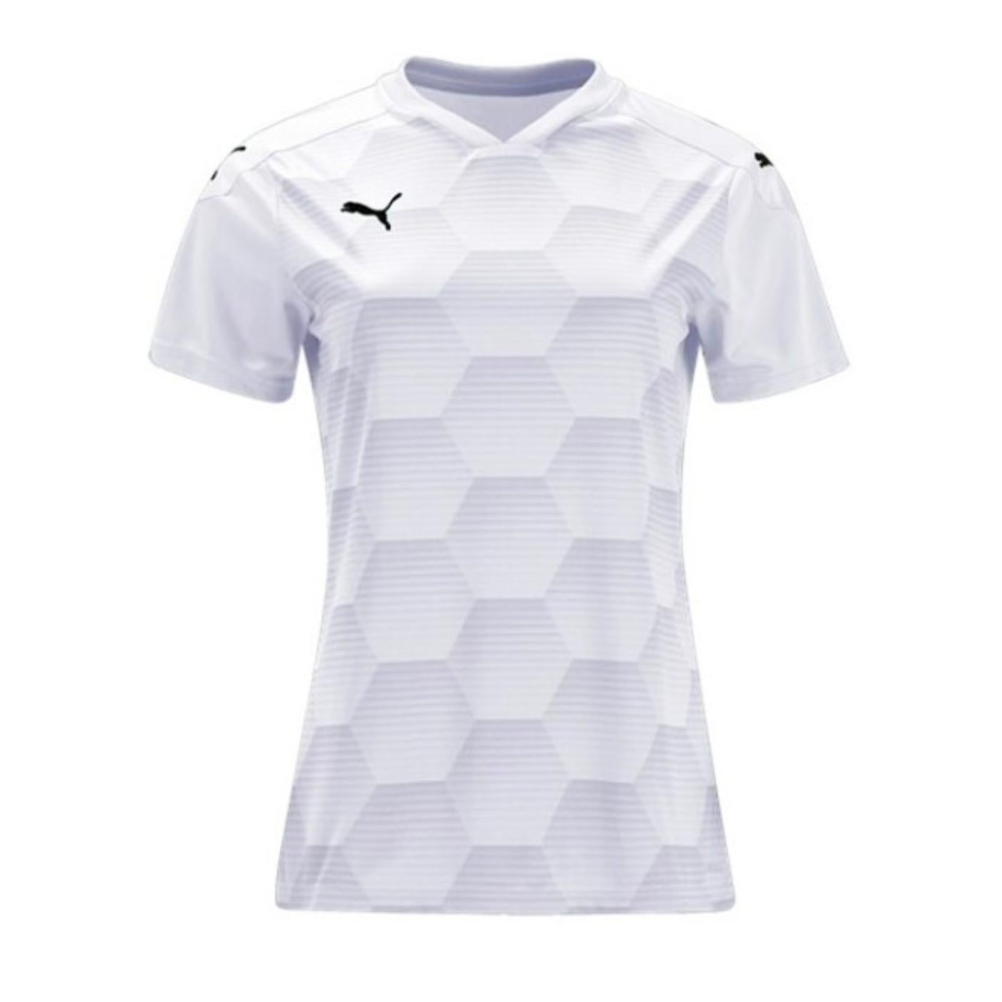 PUMA Women's Team Final 2021 Graphic Jersey White Front