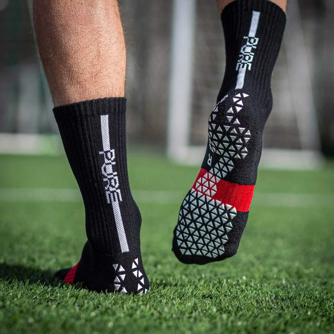 Pure Grip Socks Pro Black Sole