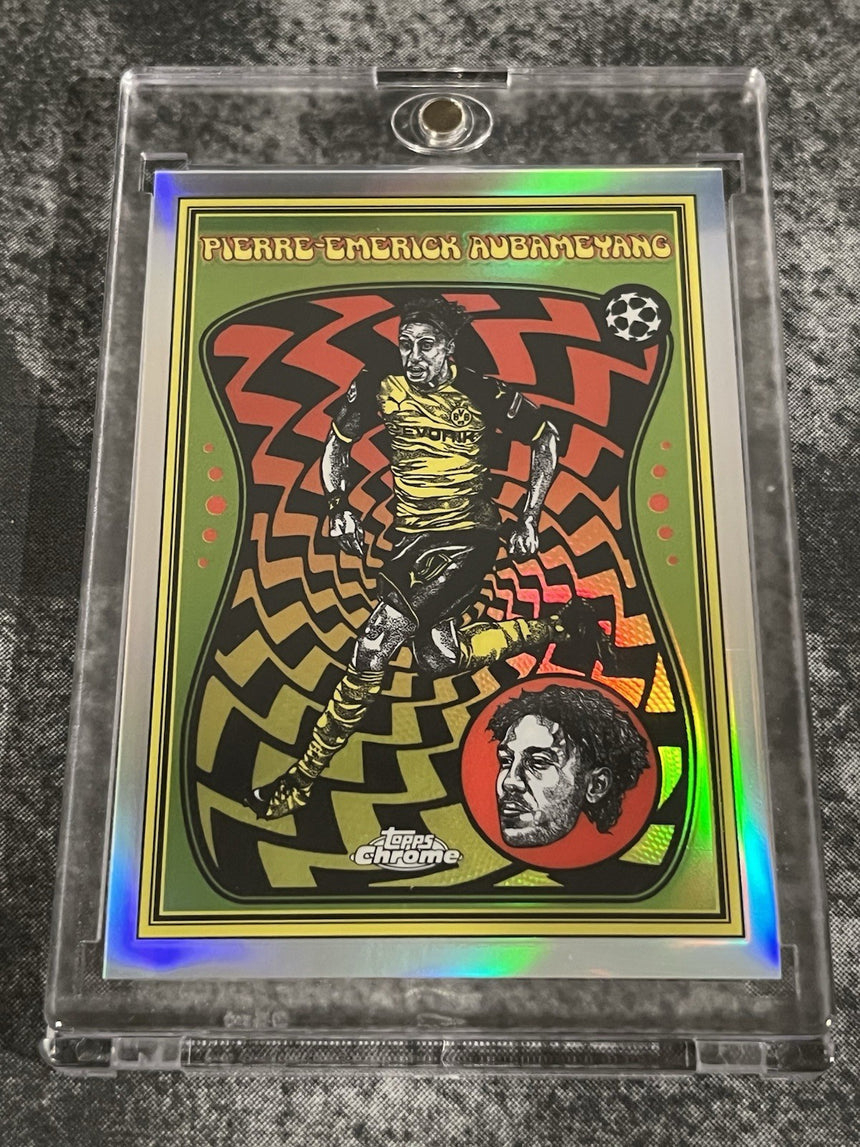 2025-26 Topps Chrome UEFA UCC Pierre-Emerick Aubameyang Ultra Violet All Stars
