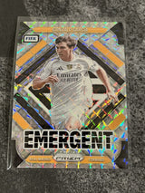2025-26 Panini Prizm FIFA Gonzalo García EMERGENT Silver Mosaic Real Madrid