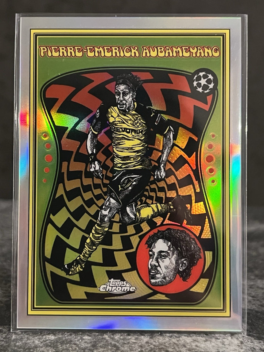 2025-26 Topps Chrome UEFA UCC Pierre-Emerick Aubameyang Ultra Violet All Stars