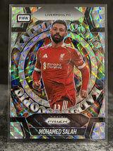 2025-26 Panini Prizm FIFA Mohamed Salah KALEIDOSCOPIC Silver Mosaic Prizm Liverpool FC