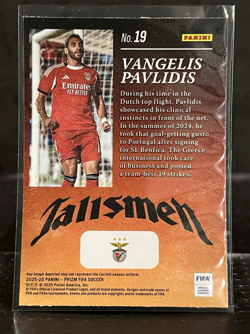 2025-26-panini-prizm-fifa-soccer-talismen-vangelis-pavlidis-benfica-additional-one
