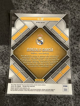 2025-26 Panini Prizm FIFA Gonzalo García EMERGENT Silver Mosaic Real Madrid