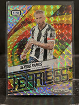 2025-26 Panini Prizm FIFA Sergio Ramos FEARLESS Silver Mosaic #12 CF Monterrey