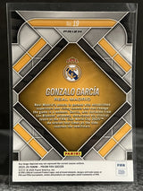 2025-26 Panini Prizm FIFA Gonzalo García EMERGENT Silver Mosaic Real Madrid