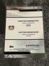 2024-25-topps-chrome-bundesliga-dual-dimitar-berbatov-victor-boniface-bayer-04-leverkusen-additional-three