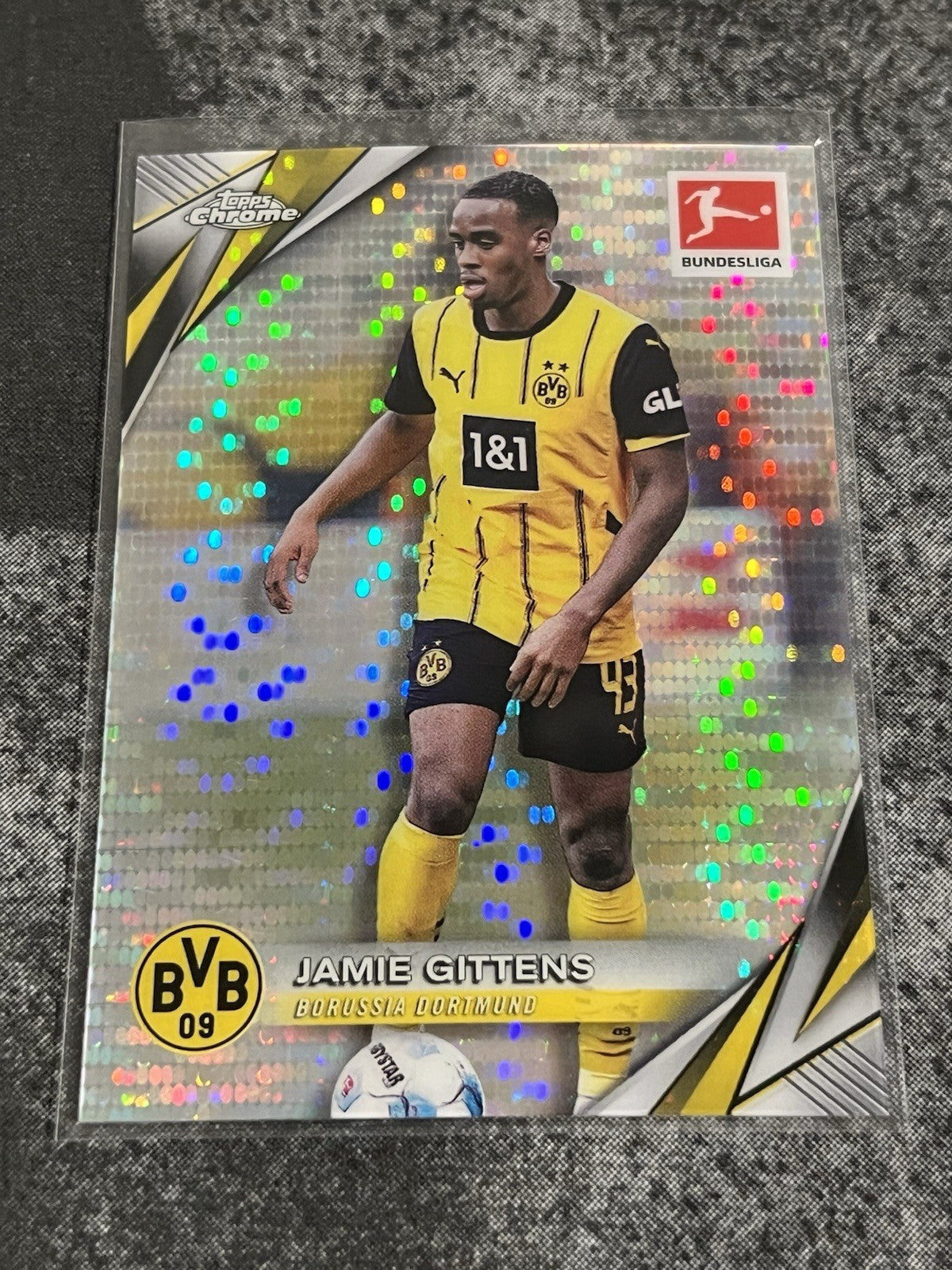 2024-25 Topps Chrome Bundesliga Pulsar Prizm Jamie Gittens