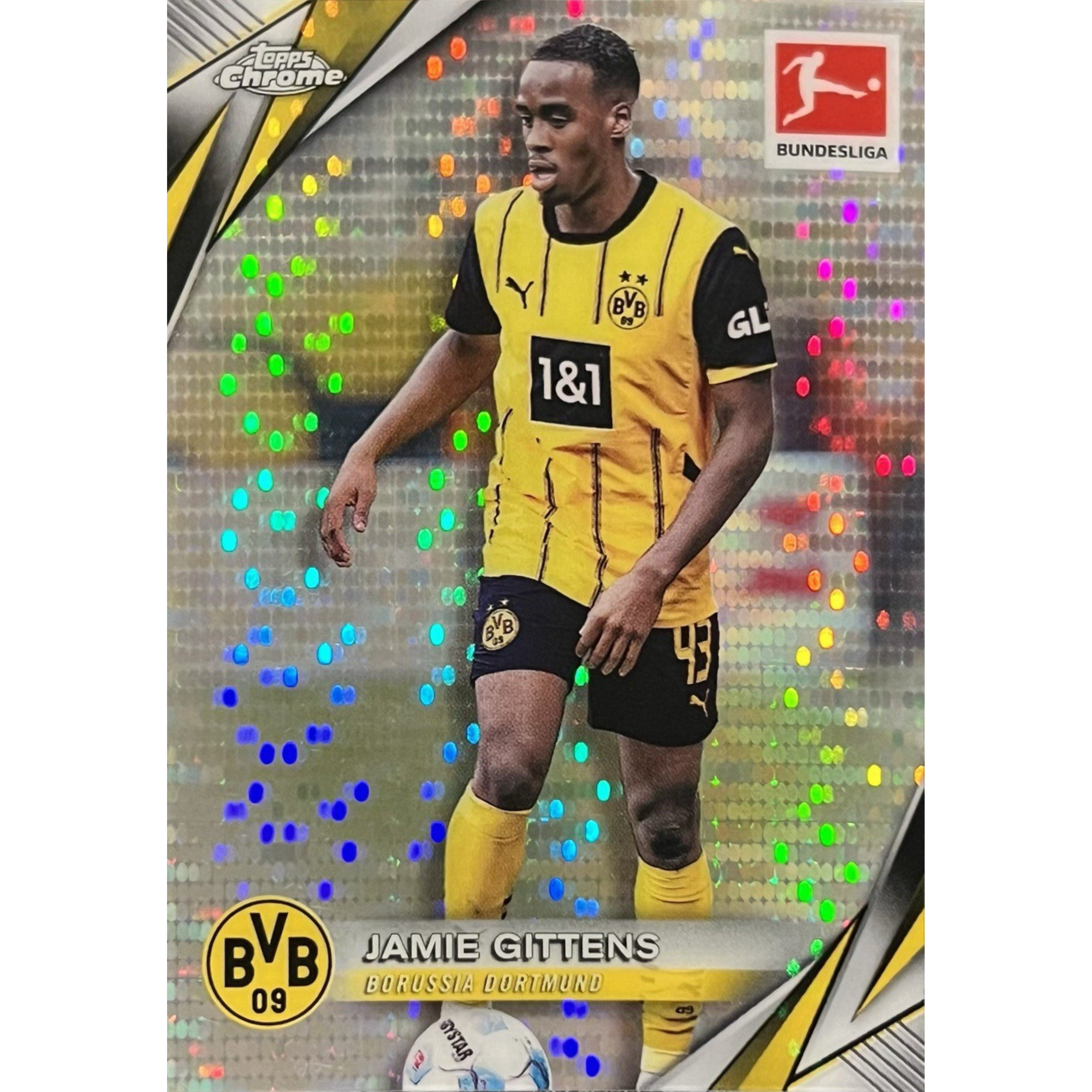 2024-25 Topps Chrome Bundesliga Pulsar Prizm Jamie Gittens