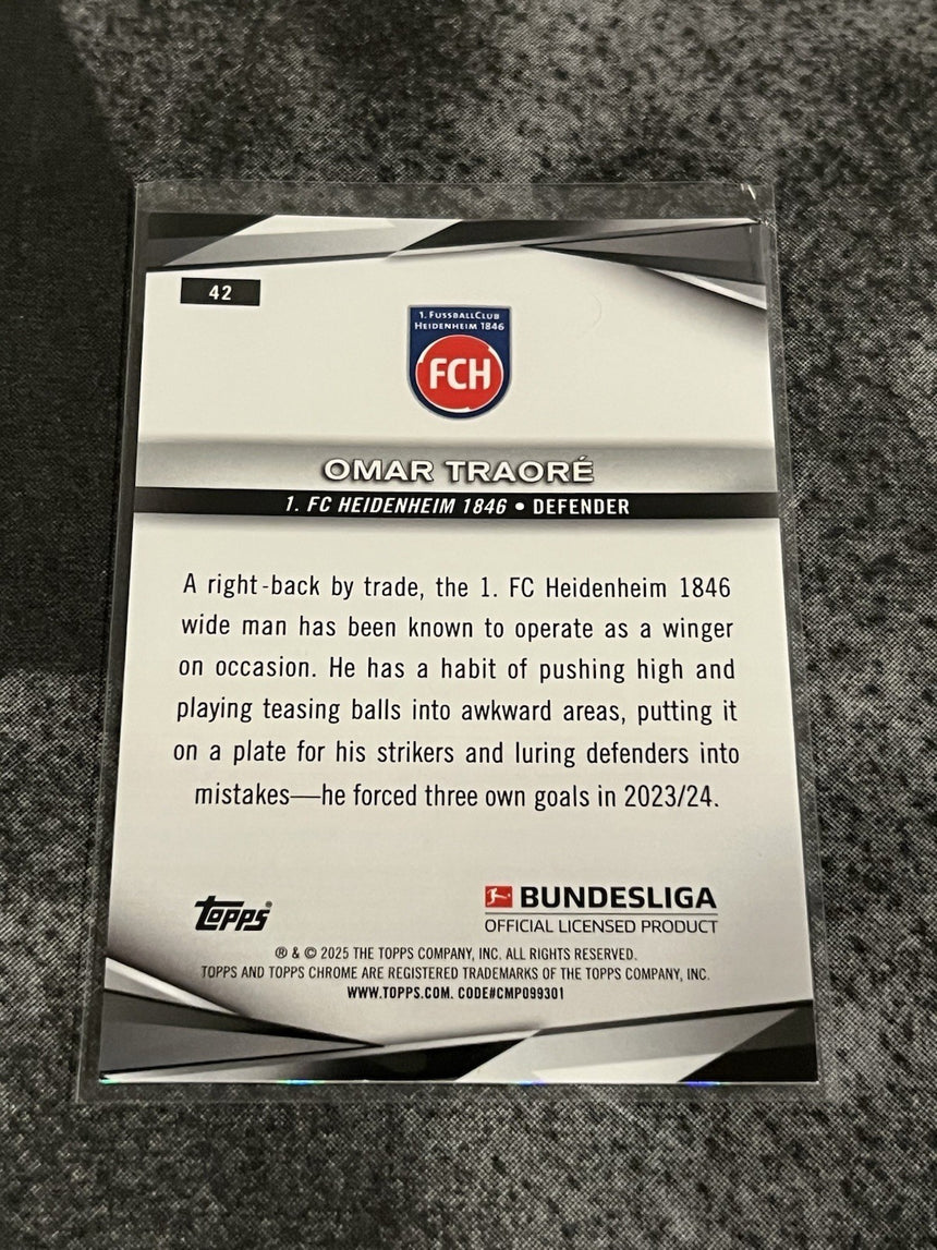 2024-25-topps-chrome-bundesliga-pulsar-refractor-omar-traor-1-fc-heidenheim-1846-additional-three