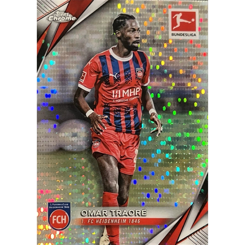 2024-25-topps-chrome-bundesliga-pulsar-refractor-omar-traor-1-fc-heidenheim-1846-front