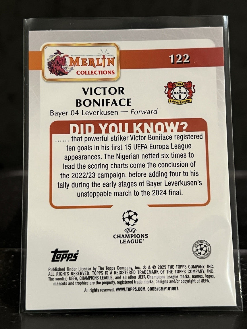 2024-25-topps-merlin-uefa-club-competitions-mini-diamond-victor-boniface-bayer-leverkusen-additional-one