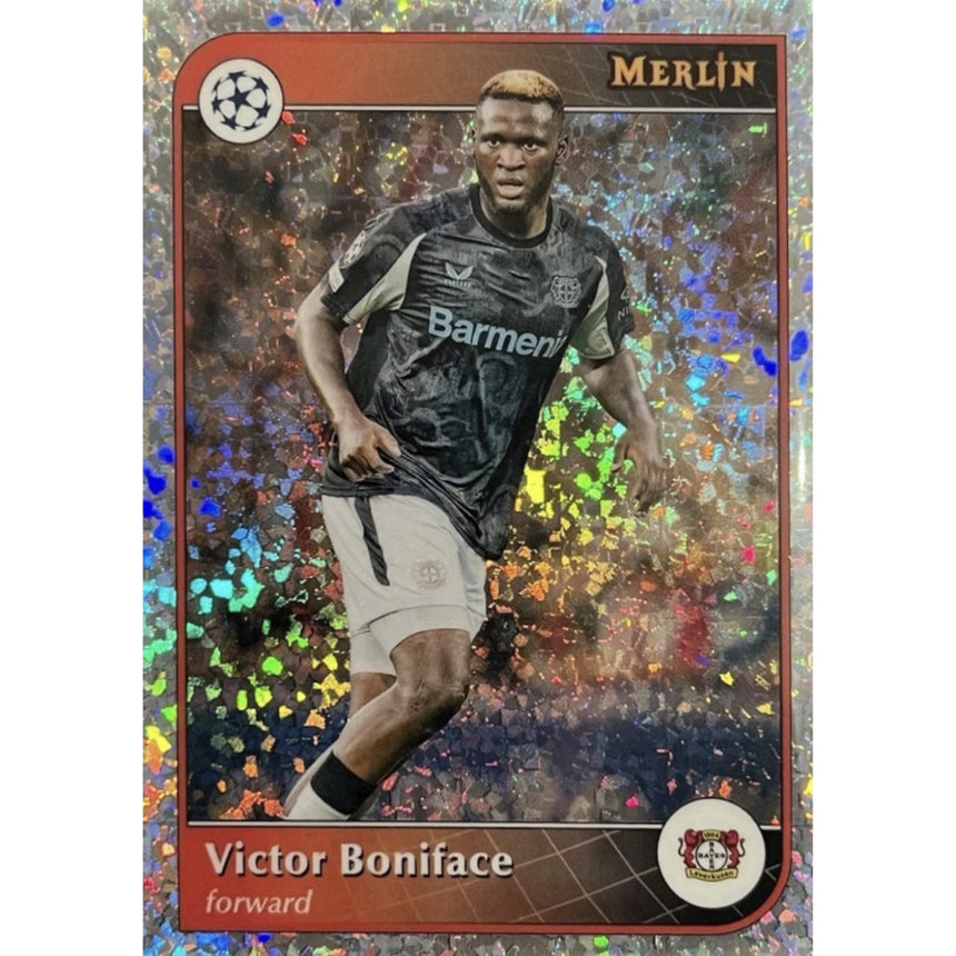 2024-25-topps-merlin-uefa-club-competitions-mini-diamond-victor-boniface-bayer-leverkusen-front